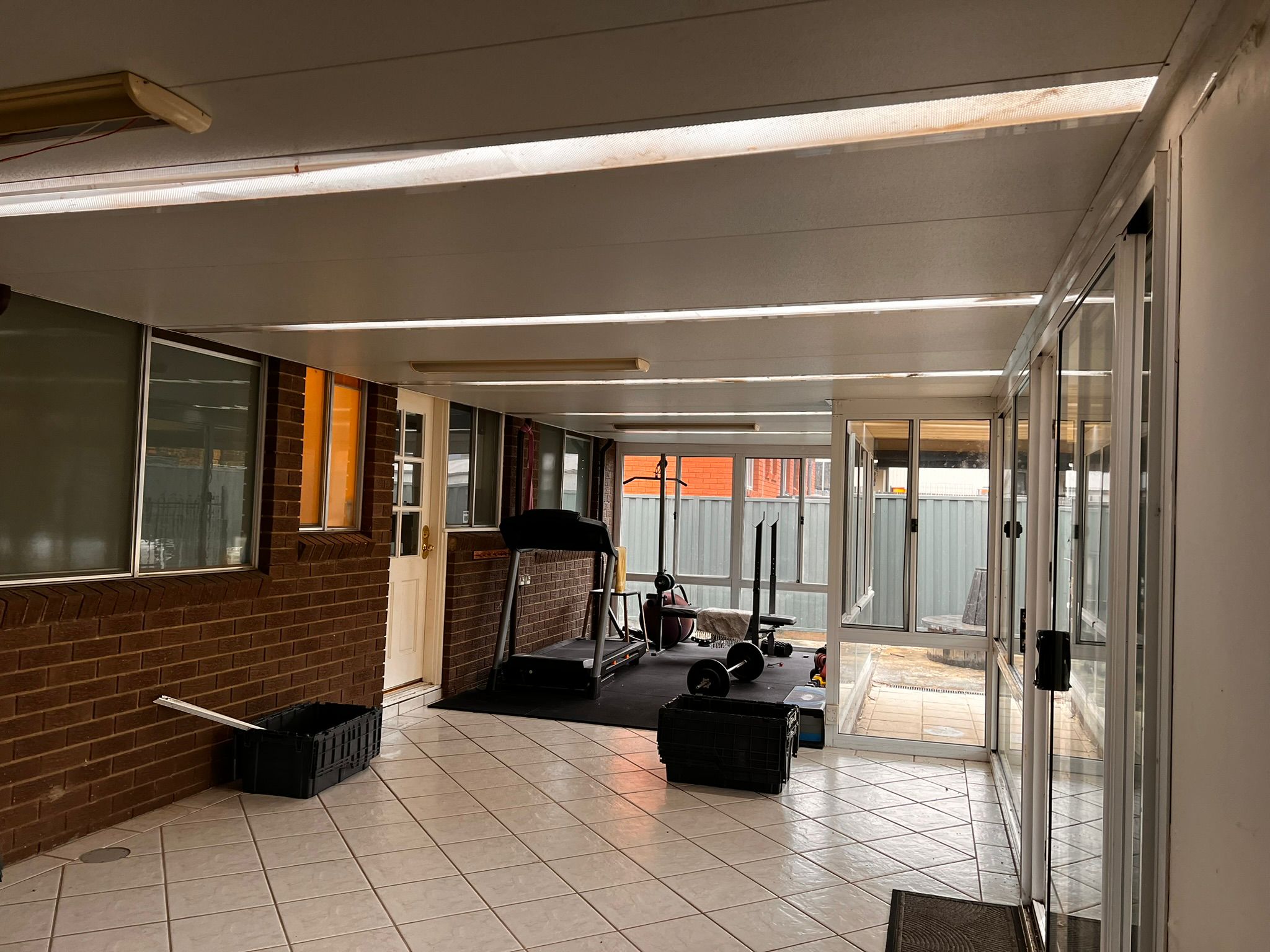 Insulated-roof sunroom extension, Fraser Canberra