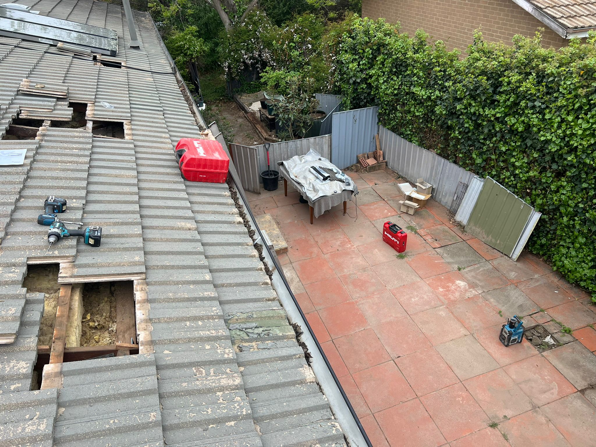 Cable balustrade and Merbau deck edge profile, Rivett Canberra